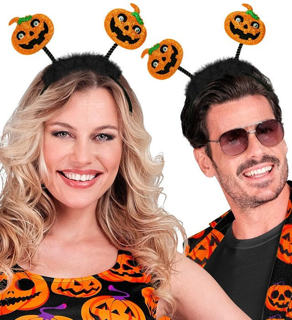 Halloween Haarband Pompoenen Oranje van Widmann koop je bij Partywinkel