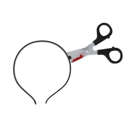 Halloween Haarband Schaar 11cm van Fiestas Guirca koop je bij Partywinkel