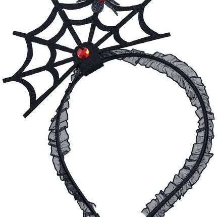 Halloween Haarband Spinnenweb van Fiestas Guirca koop je bij Partywinkel