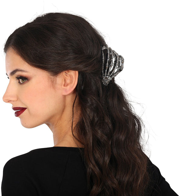 Halloween Haarclip Skelet 8,5cm van Fiestas Guirca koop je bij Partywinkel