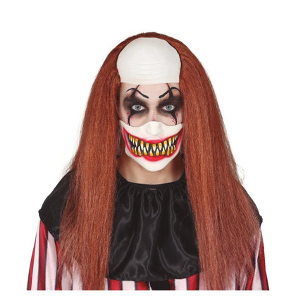 Halloween Half Masker Clowns Gezicht van Fiestas Guirca koop je bij Partywinkel