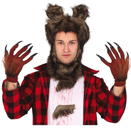 Halloween Handschoenen Weerwolf Klauwen van Fiestas Guirca koop je bij Partywinkel