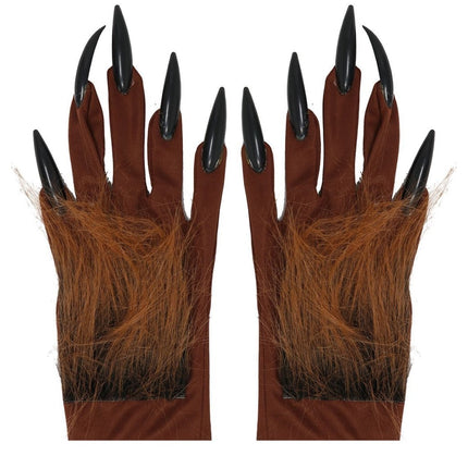 Halloween Handschoenen Weerwolf Klauwen van Fiestas Guirca koop je bij Partywinkel