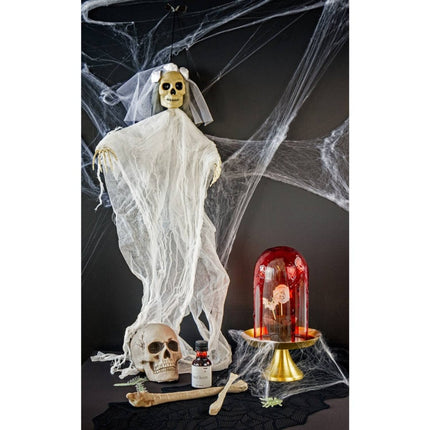 Halloween Pop Skelet Bruid Skelet 90cm van Folat koop je bij Partywinkel