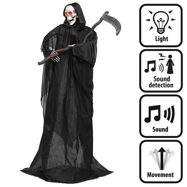 Halloween Pop Cutting Reaper 1,83m van Boland koop je bij Partywinkel