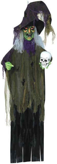 Halloween Pop Heks 1,8m van Fiestas Guirca koop je bij Partywinkel