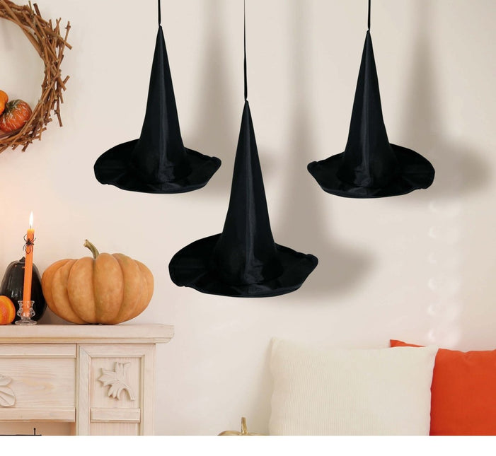 Halloween Slinger Heksenhoeden 18cm 3 delig van Fiestas Guirca koop je bij Partywinkel
