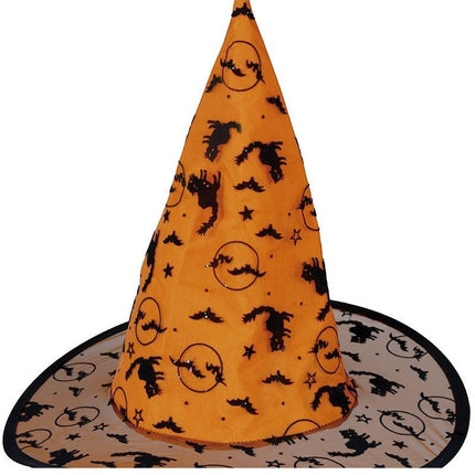 Halloween Heksenhoed Oranje van Fiestas Guirca koop je bij Partywinkel
