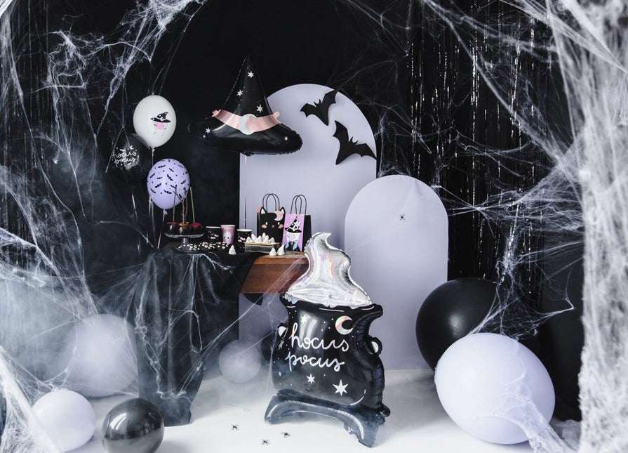 Halloween Helium Ballon Ketel Leeg 1,9m van Partydeco koop je bij Partywinkel