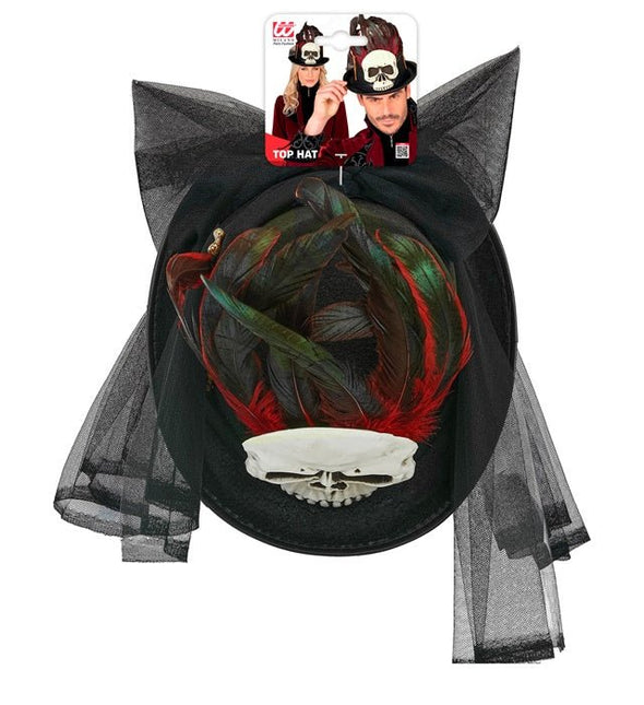 Halloween Hoed Hoog Voodoo En Botten van Widmann koop je bij Partywinkel