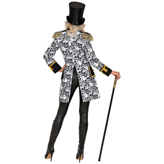 Halloween Jas Dames Schedels van Widmann koop je bij Partywinkel