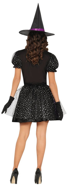 Halloween Jurk Paars Dames Heks Ster van Fiestas Guirca koop je bij Partywinkel