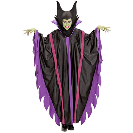 Halloween Jurk Paars Dames Malefizia van Widmann koop je bij Partywinkel