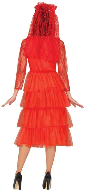 Halloween Jurk Rood Dames van Fiestas Guirca koop je bij Partywinkel