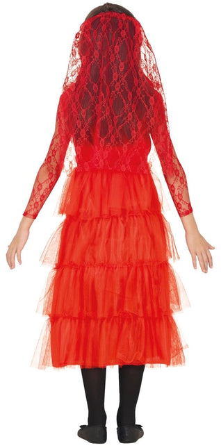 Halloween Jurk Rood Meisje van Fiestas Guirca koop je bij Partywinkel