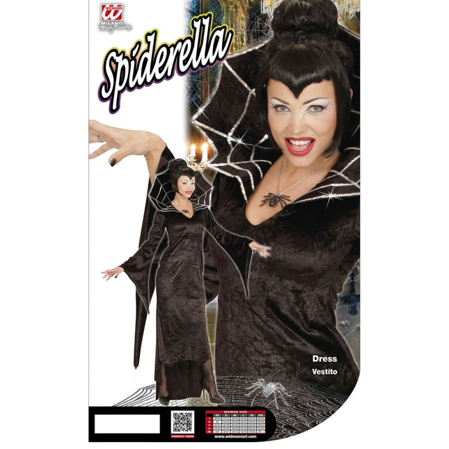 Halloween Jurk Spiderella van Widmann koop je bij Partywinkel