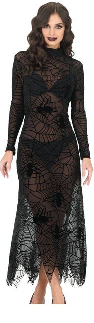Halloween Jurk Zwart Dames Gothic Kant van Fiestas Guirca koop je bij Partywinkel