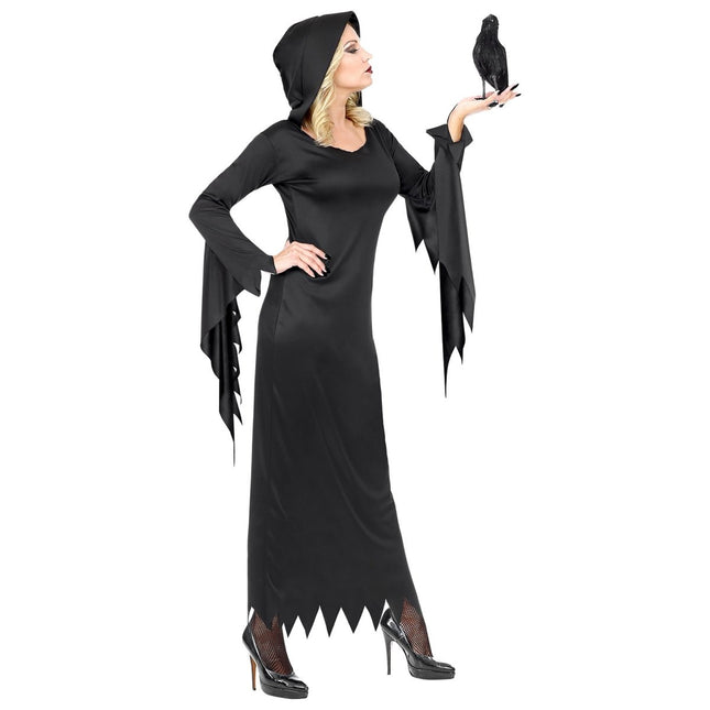 Halloween Jurk Zwart Dames Gotisische Koningin van Widmann koop je bij Partywinkel