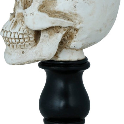 Halloween Kaarsenhouder Schedel 25cm van Fiestas Guirca koop je bij Partywinkel