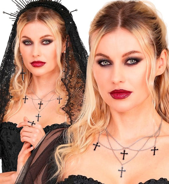 Halloween Ketting Kruisen van Widmann koop je bij Partywinkel