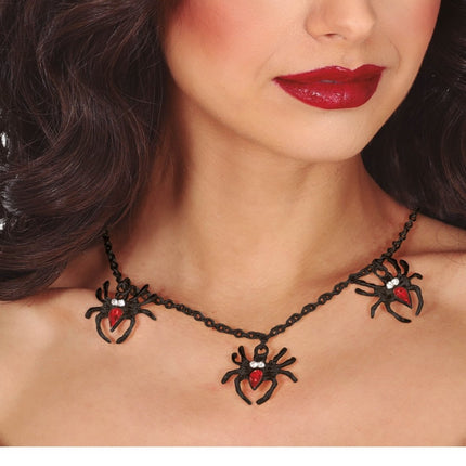 Halloween Ketting Zwart Spin van Fiestas Guirca koop je bij Partywinkel