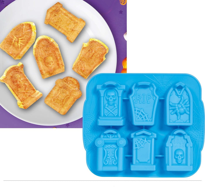 Halloween Koekvormpjes Grafstenen 21cm van Fiestas Guirca koop je bij Partywinkel