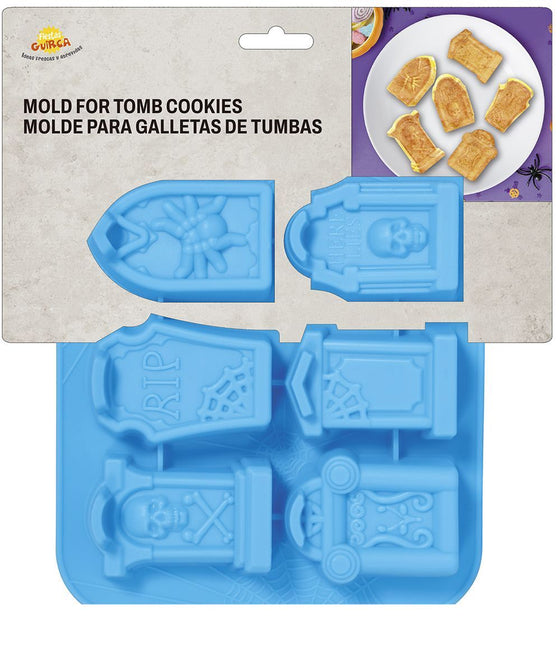 Halloween Koekvormpjes Grafstenen 21cm van Fiestas Guirca koop je bij Partywinkel
