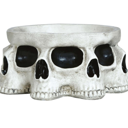 Halloween Kom Schedels 16cm van Fiestas Guirca koop je bij Partywinkel