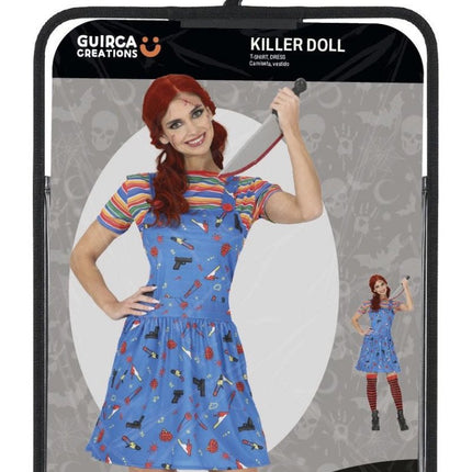Halloween Kostuum Dames Moordende Pop van Fiestas Guirca koop je bij Partywinkel