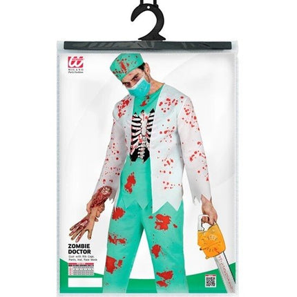 Halloween Kostuum Heren Zombie Dokter Bloed van Widmann koop je bij Partywinkel