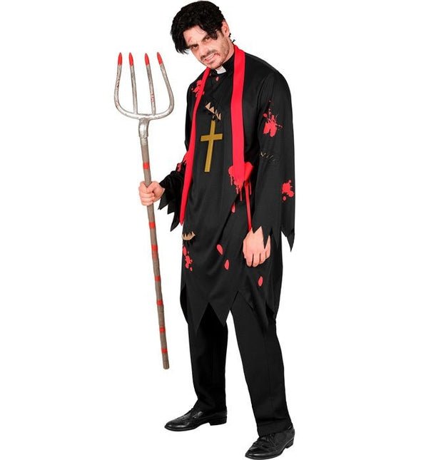 Halloween Kostuum Heren Zombie Priester van Widmann koop je bij Partywinkel