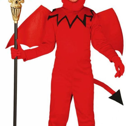 Halloween Kostuum Kind Duivel met Vleugels van Fiestas Guirca koop je bij Partywinkel