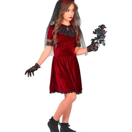 Halloween Kostuum Kind Gothic Vampierbruid van Widmann koop je bij Partywinkel