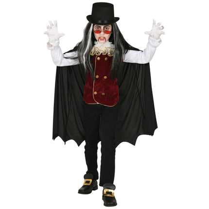 Halloween Kostuum Kind Vampier 4 delig van Widmann koop je bij Partywinkel