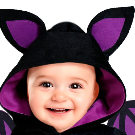 Halloween Kostuum Paars Baby Vleermuis van Fiestas Guirca koop je bij Partywinkel