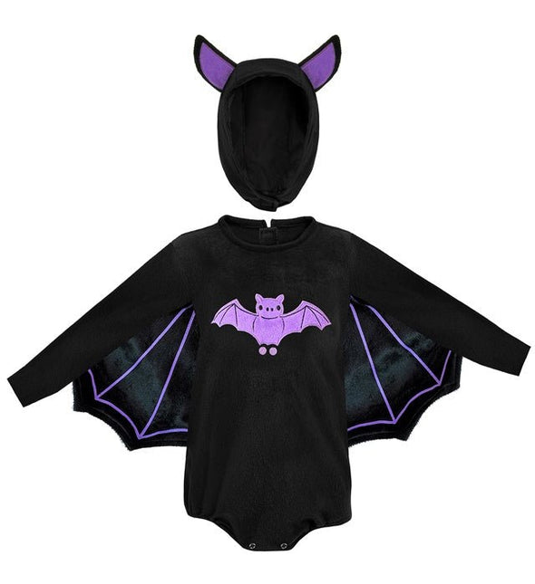 Halloween Kostuum Zwart Baby Vleermuis van Widmann koop je bij Partywinkel