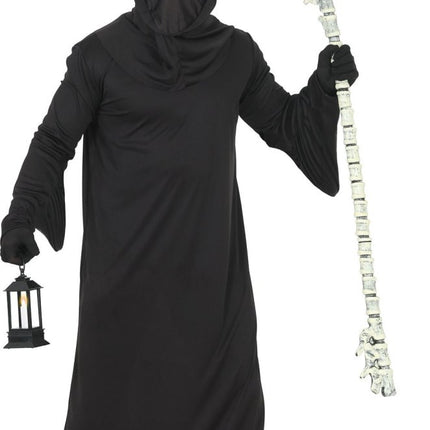 Halloween Kostuum Zwart Heren Donker Rode Ogen Met Licht van Fiestas Guirca koop je bij Partywinkel