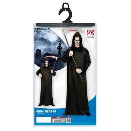 Halloween Kostuum Zwart Heren Grim Reaper van Widmann koop je bij Partywinkel