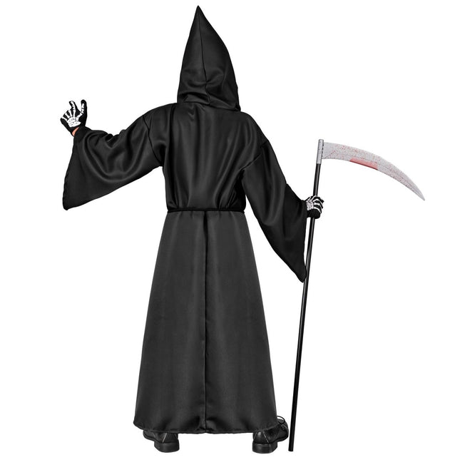 Halloween Kostuum Zwart Kind Magere Hein van Widmann koop je bij Partywinkel