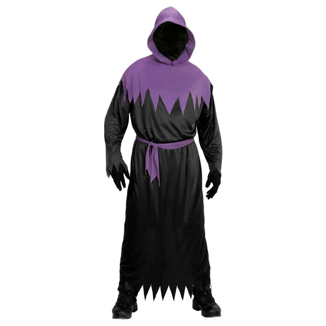 Halloween Kostuum Zwart Paars Kind Spook van Widmann koop je bij Partywinkel
