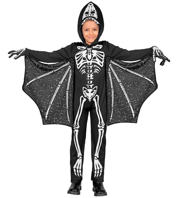 Halloween Kostuum Zwart Wit Kind Vleermuis van Widmann koop je bij Partywinkel