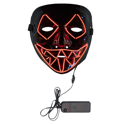 Halloween Led - Masker Killer Smile Rood van Boland koop je bij Partywinkel