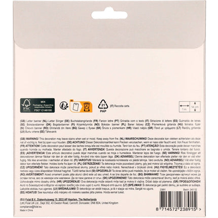 Halloween Letterslinger Let'S Have A Killer Time 1m van Folat koop je bij Partywinkel