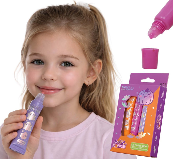 Halloween Lipgloss Kind 3st van Fiestas Guirca koop je bij Partywinkel