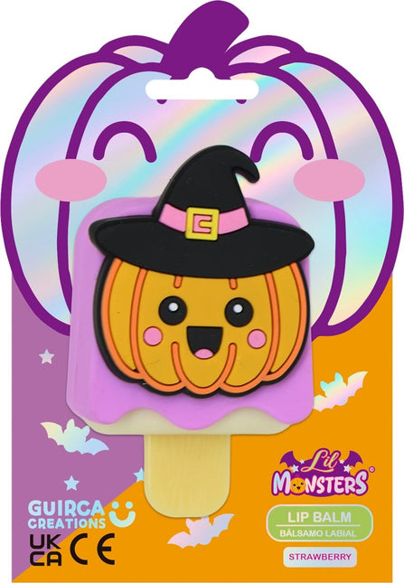 Halloween Lippenbalsem Kind Pompoen Ijsje van Fiestas Guirca koop je bij Partywinkel