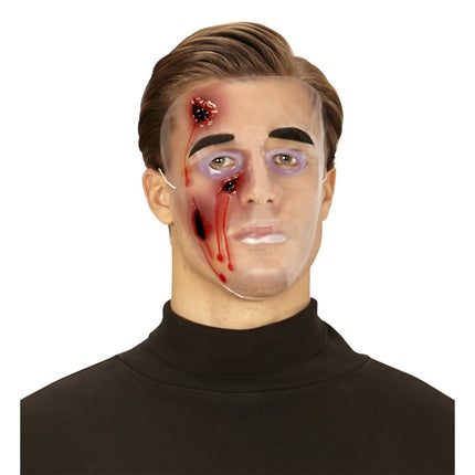 Halloween Masker Bloedende Wond van Widmann koop je bij Partywinkel
