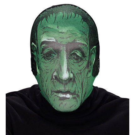 Halloween Masker Donkergroen Zombie van Widmann koop je bij Partywinkel