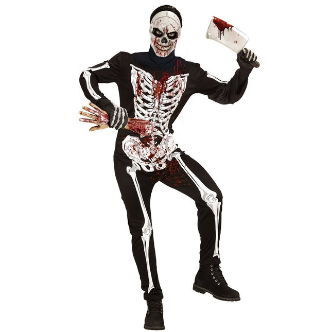 Halloween Masker Schedel Bloederig van Widmann koop je bij Partywinkel