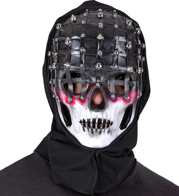 Halloween Masker Zwart Wit Skelet Gaas van Widmann koop je bij Partywinkel