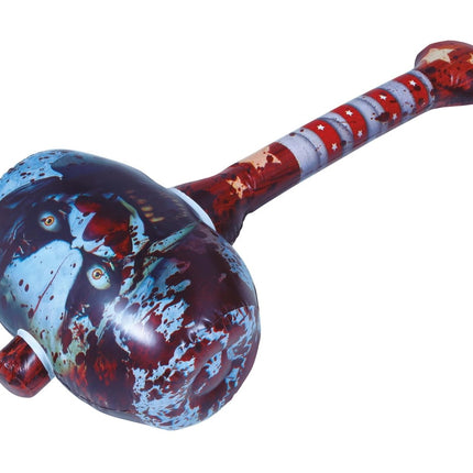Halloween Nep Hamer Opblaasbaar 90cm van Fiestas Guirca koop je bij Partywinkel